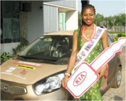Winner of Nwada Igbo 2013 Kia Picanto in Enugu State